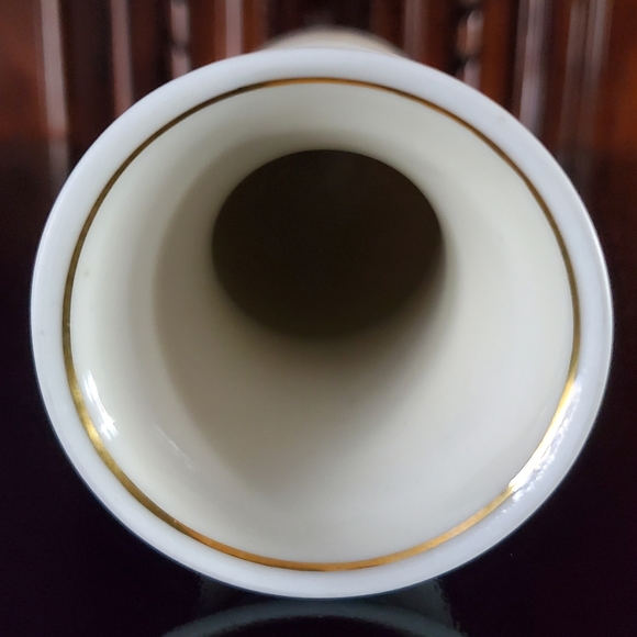 🇩🇪 6 1/8" "Garmisch" Floral Porcelain Bud Vase by Plankenhammer Floss Bavaria - Picture 4 of 11